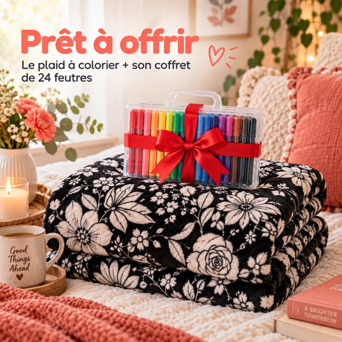 Plaidou™ — La couverture à colorier qui remplace les écrans
